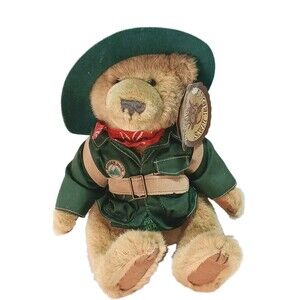 Ranger Rex Talking Teddy Bear, Jointed Dressed in a Ranger Outfit & Backpack EUC